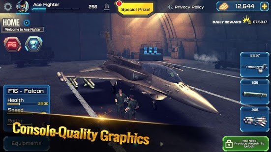 Ace Fighter Para Hileli MOD APK [v2.68] 5