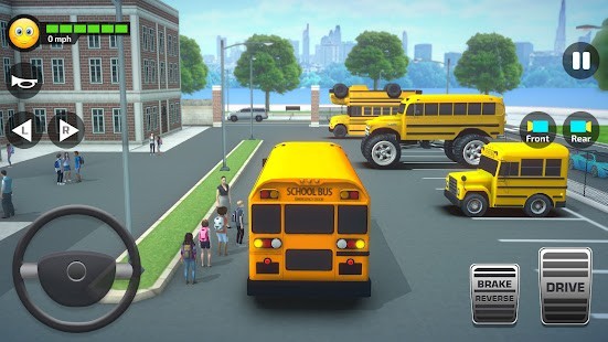 Okul Otobüsü Sür Simülatör 3D Hileli MOD APK [v3.7] 6