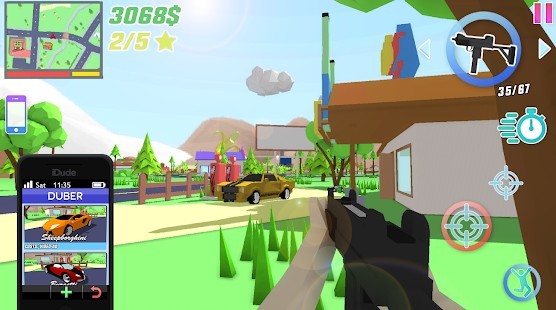 Dude Theft Wars Para Hileli MOD APK [v0.9.0.8f] 1