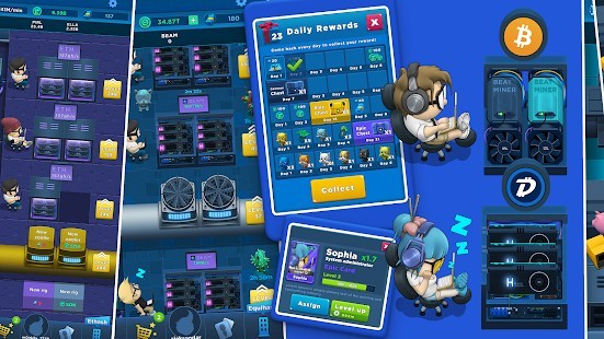 Crypto Idle Miner Para Hileli MOD APK [v1.29.0] 4