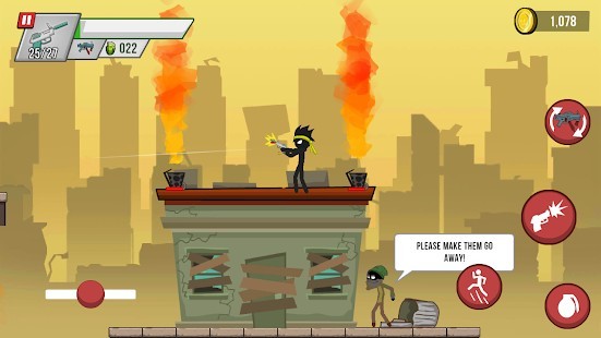 Stickman vs Zombies Para Hileli MOD APK [v1.5.12] 1