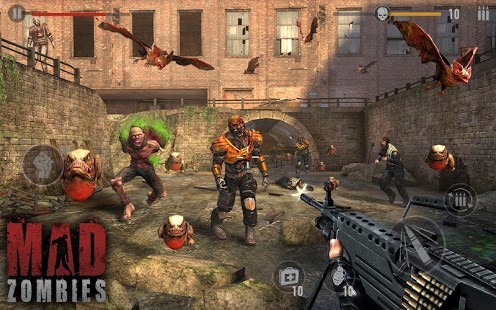 Zombi Oyunları MAD ZOMBIES Mega Hileli MOD APK [v5.32.0] 2