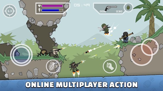 Mini Militia - Doodle Army 2 El Bombası Hileli MOD APK [v5.4.0] 6