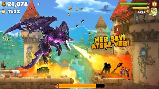 Hungry Dragon Elmas Hileli MOD APK [v4.8] 6