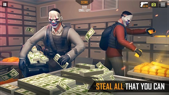 Real Gangster Bank Robber Game Mega Hileli MOD APK [v2.3] 6