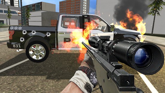 Police vs Gangsters 4x4 Offroad Para Hileli MOD APK [v1.1.1] 3