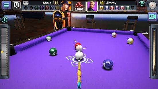 3D Bilardo Çizgi Hileli MOD APK [v2.2.3.4] 3