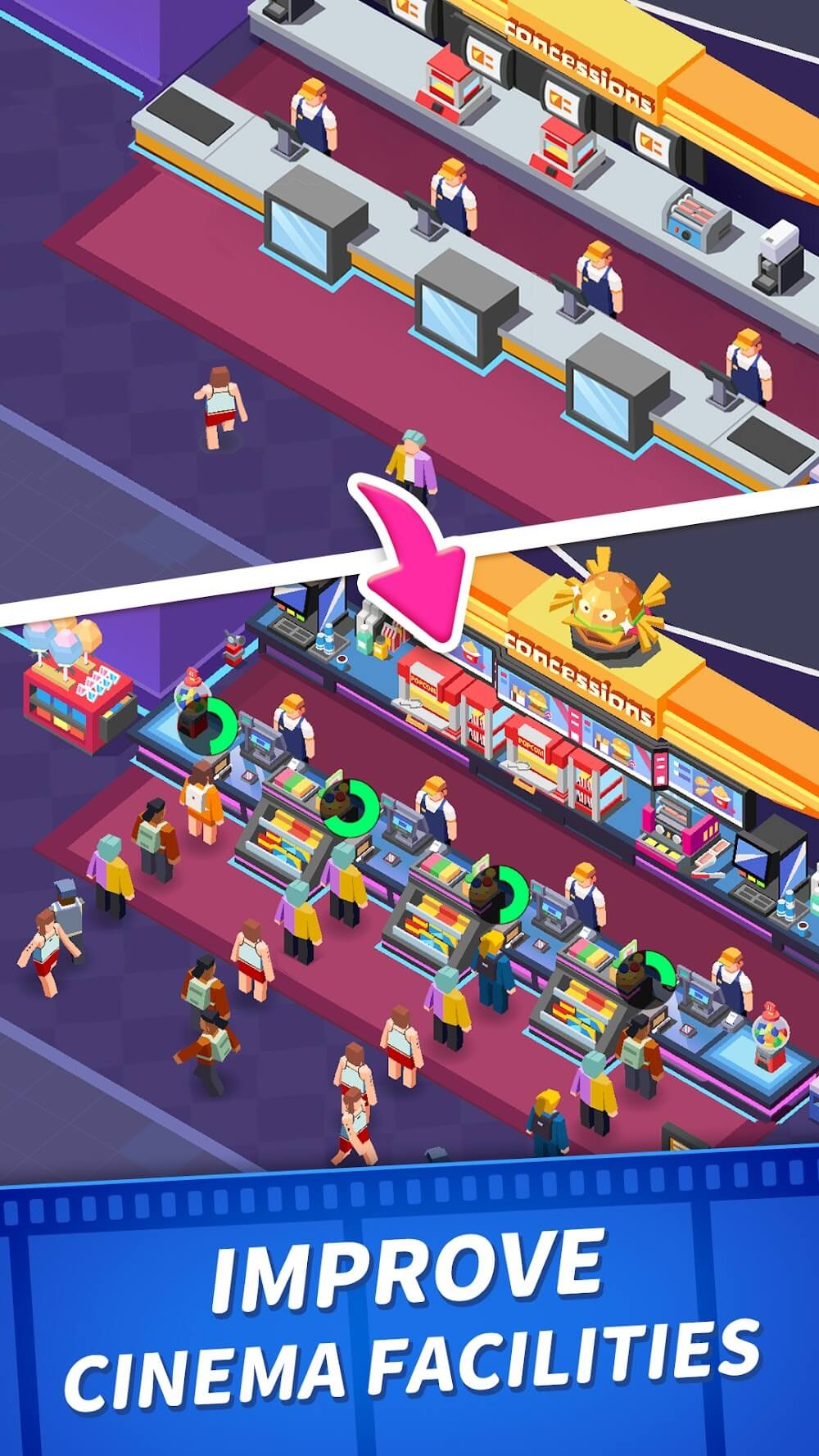 Idle Cinema Empire Tycoon Para Hileli MOD APK [v1.03.02] 4