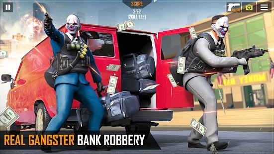 Real Gangster Bank Robber Game Mega Hileli MOD APK [v2.3] 2