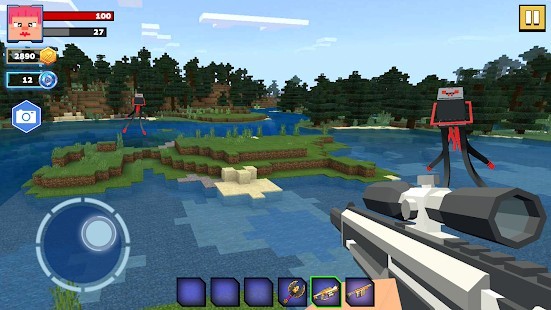 Fire Craft 3D Pixel World Mega Hileli MOD APK [v1.78] 2